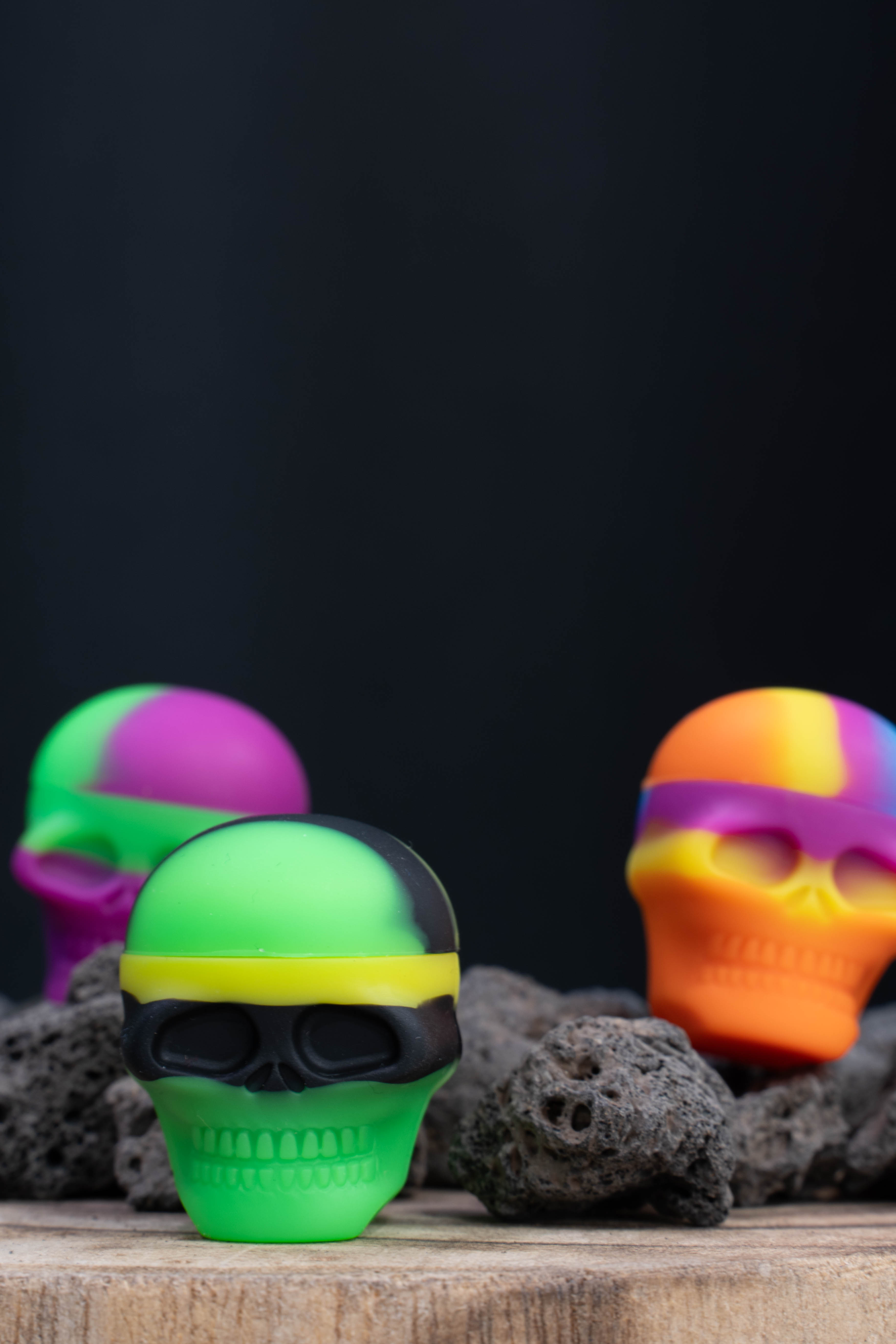 Botes de Silicona con Forma de Calavera
